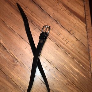 Nautica full grain Italian leather belt.Black Sz38